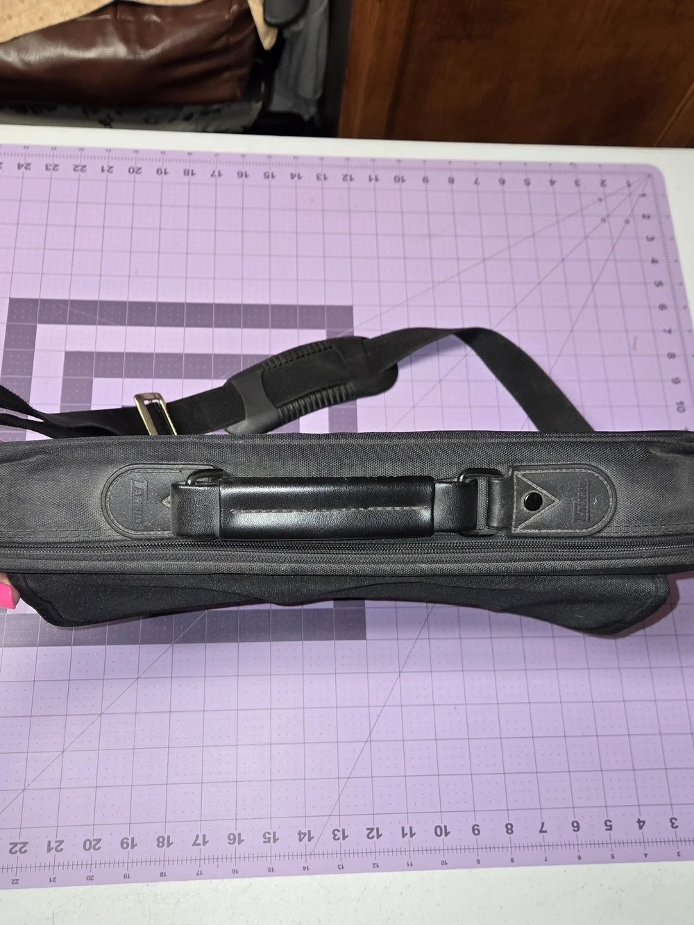 Targus Black Padded Laptop Briefcase Shoulder Bag Organizer Case